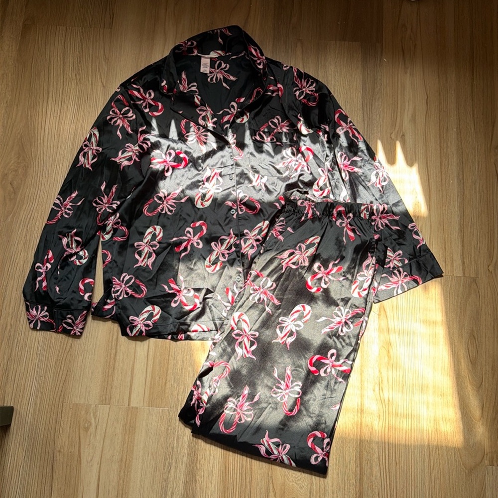 Victorias Secret candy cane pajama set